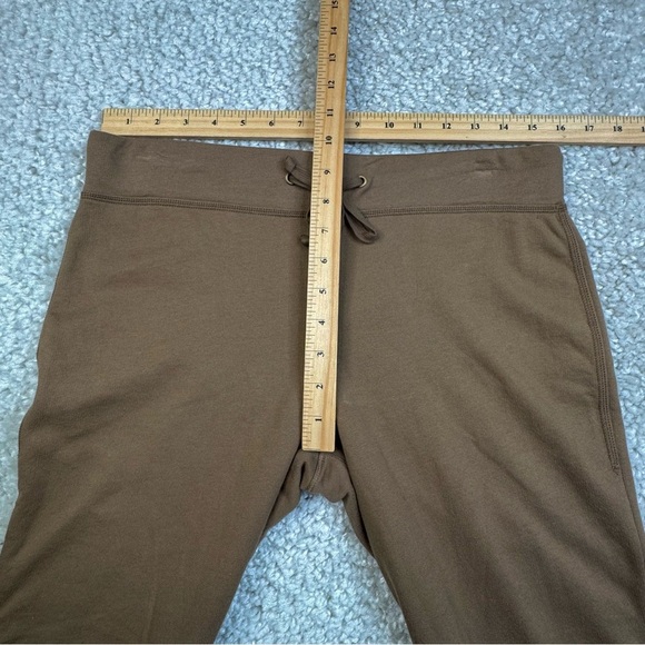 NEW Tommy Bahama Lounge Crop Pants. Comfy Knit Pull On Drawstring Brown Small - Picture 7 of 9